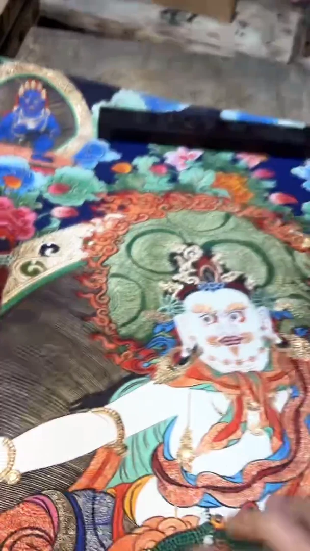 卷轴画卷轴画卷轴画玖忆唐卡TK62