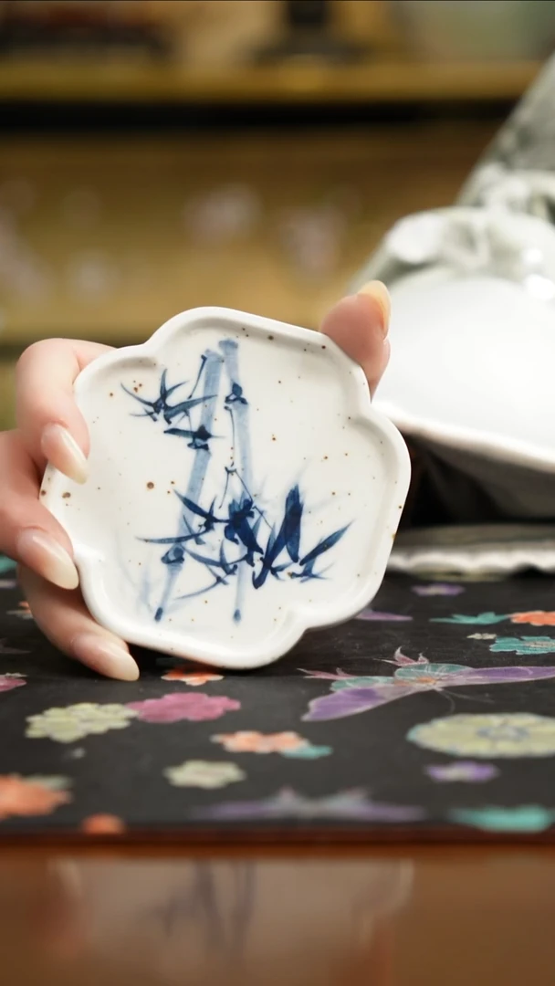 杯景德镇陶瓷杯碗柴烧多人