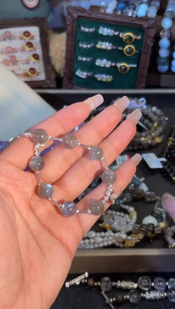 未镶嵌手链月光石k872多样性发货一件