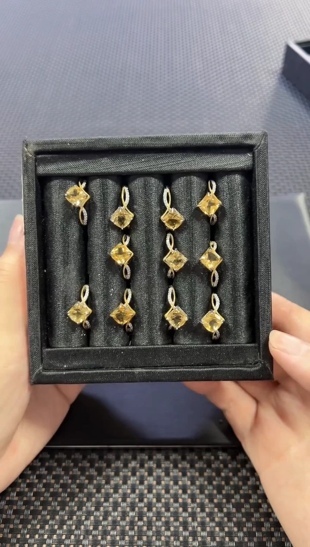 水晶戒指银S925镶嵌（多样性发一件）391