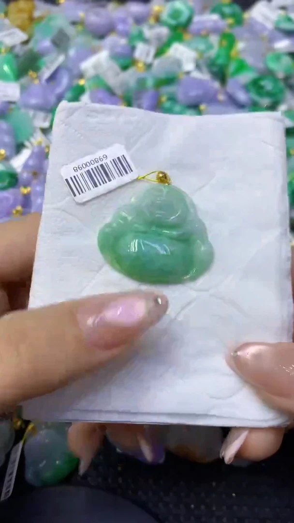 颈饰未镶嵌翡翠天然缅甸翡翠A货