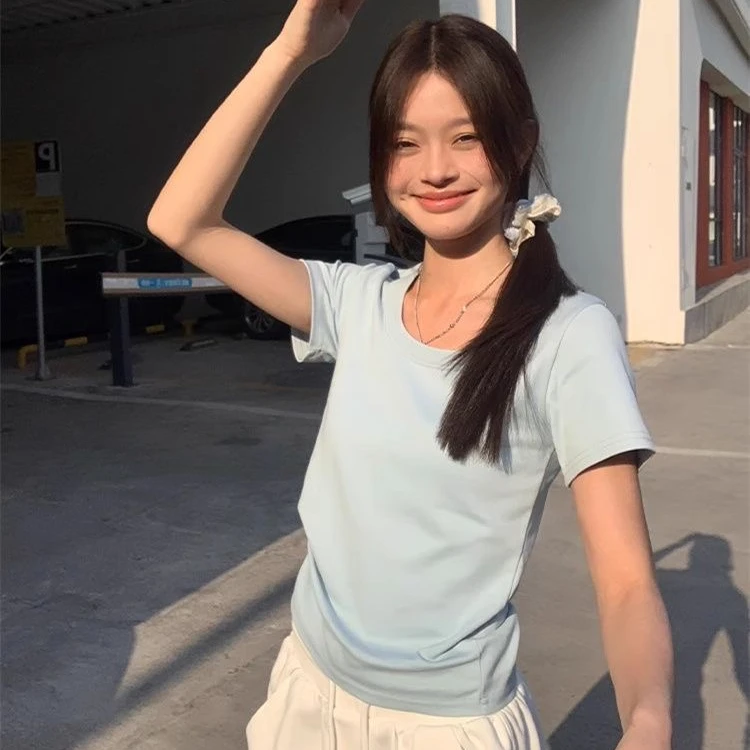 夏季显瘦T恤《扣号下单》对应款式拍错不下单（备注颜色）韩版修身