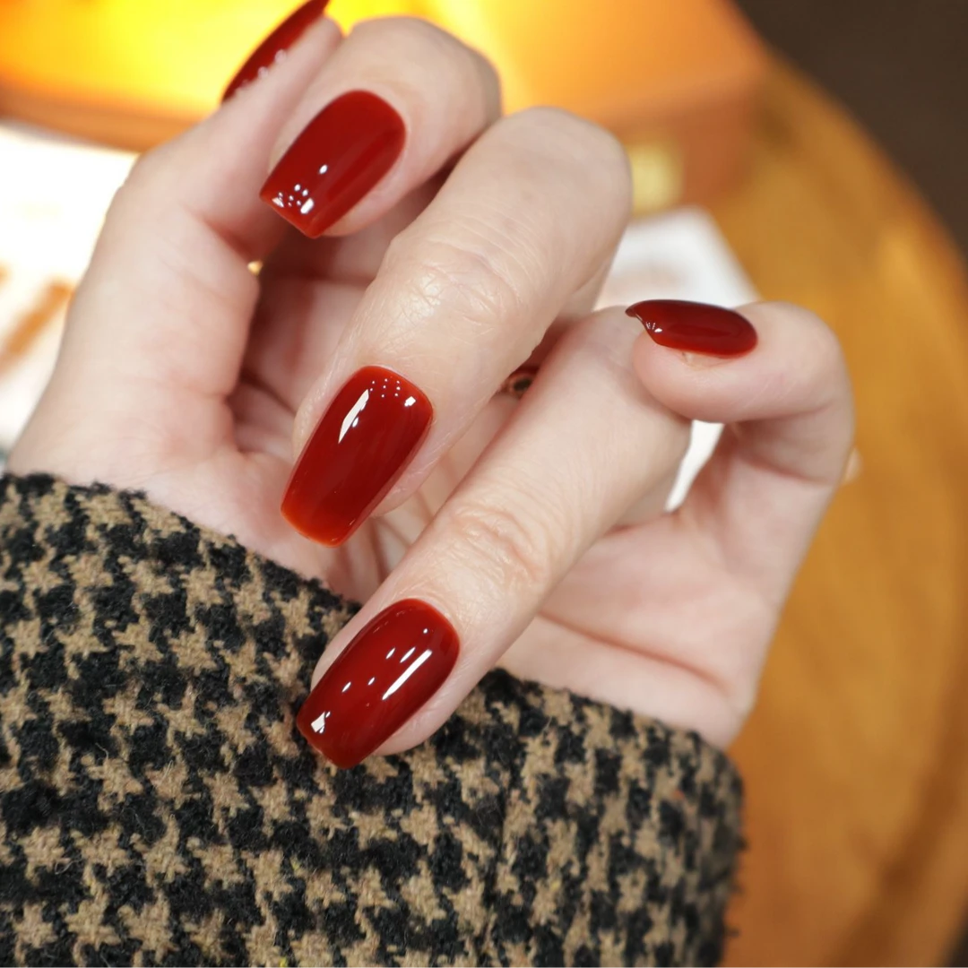 002号 浆果色 烂番茄      纯手工穿戴甲