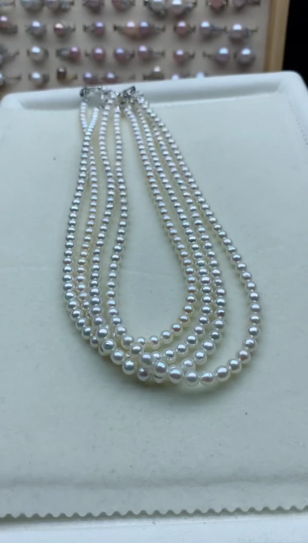 项链合金淡水珍珠多样性发其一，非无暇