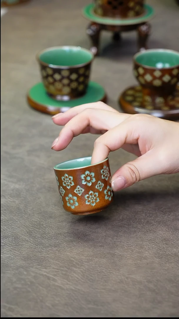 龙泉青瓷手工茶器