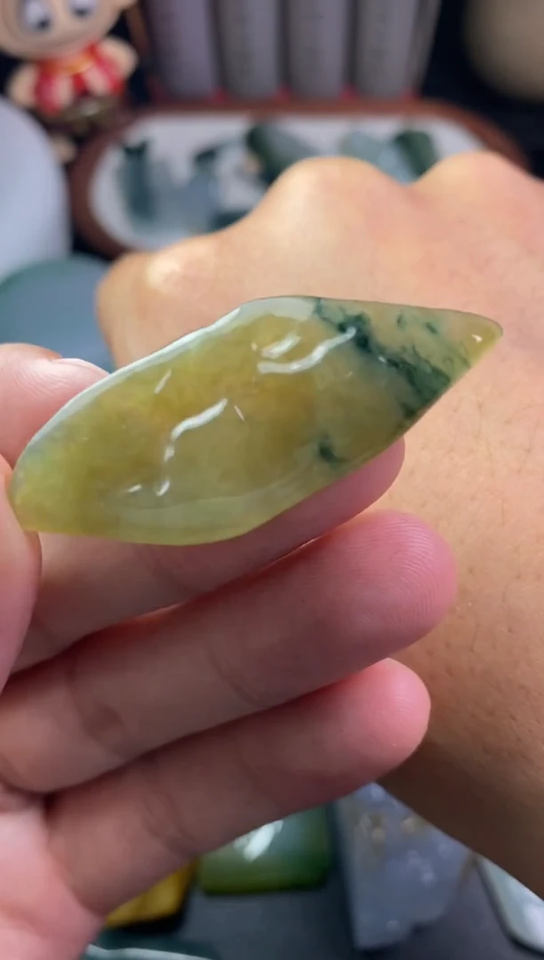 定制翡翠未镶嵌翡翠片料定制未镶嵌6.10-51