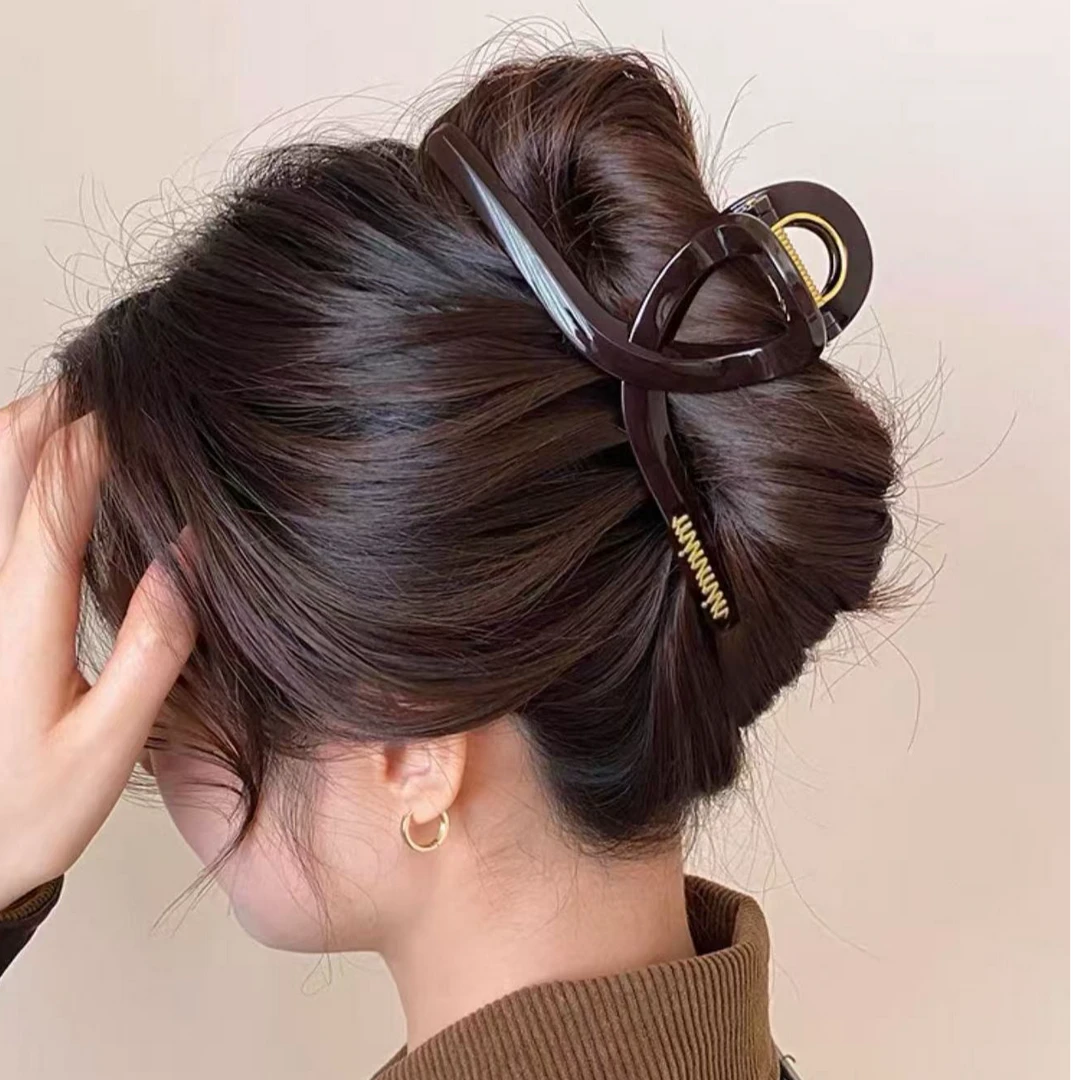 发夹抓夹ins时尚轻奢风百搭发饰 宽边发卡韩版夹子女