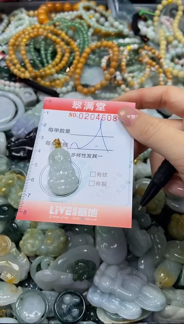 颈饰未镶嵌翡翠闪购0204608