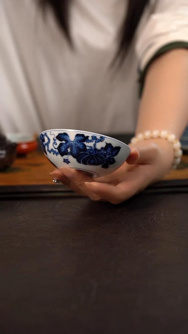 杯洪印慕明折枝南瓜普洱杯