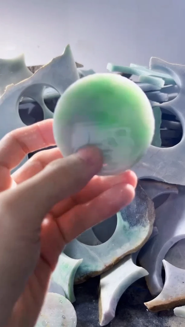 裸石翡翠缅甸翡翠A货文1388