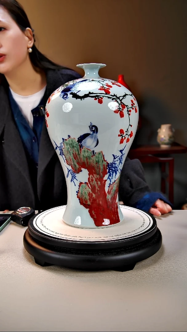 摆件陶景德镇手绘陶瓷