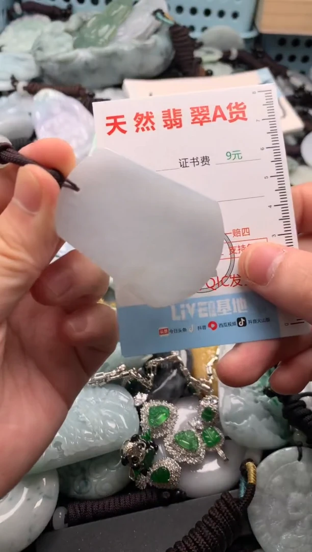 翡翠未镶嵌吊坠(不含链)1