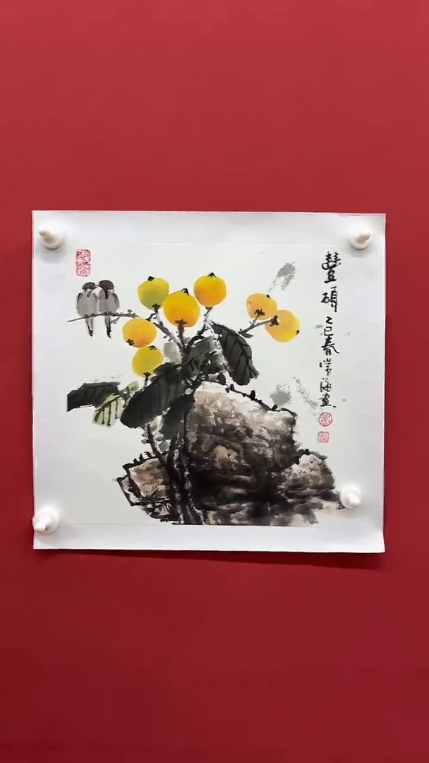 国画常海-国画花鸟1平尺A0305