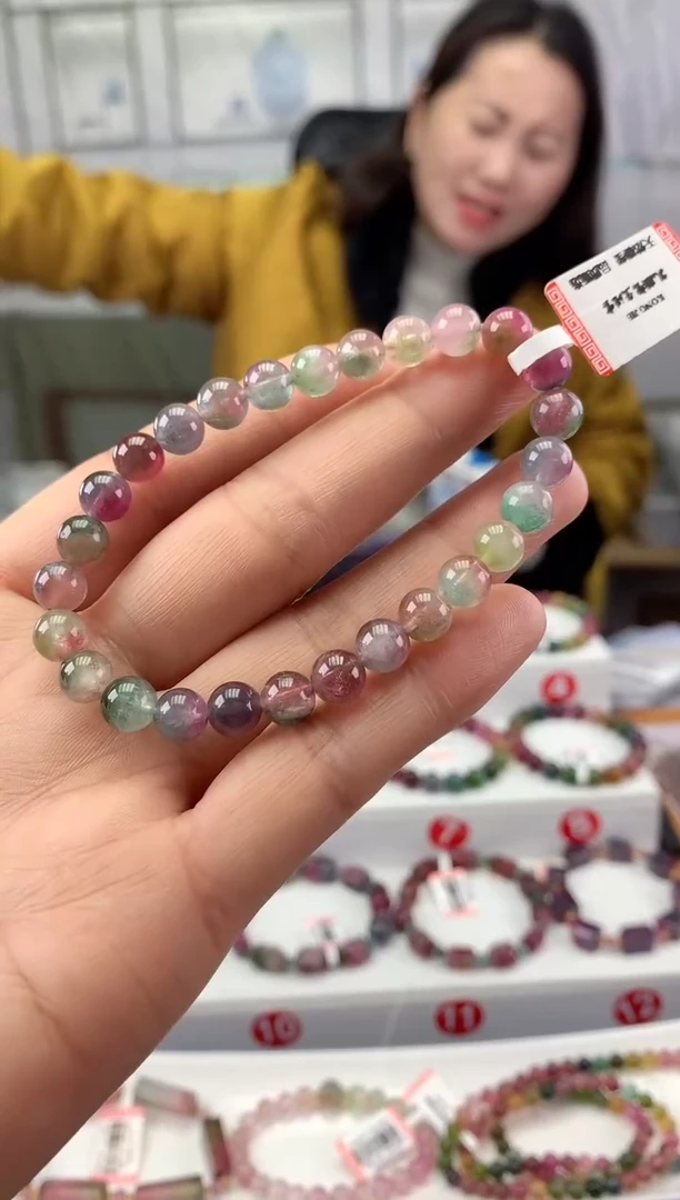 未镶嵌手串碧玺多样性发一条