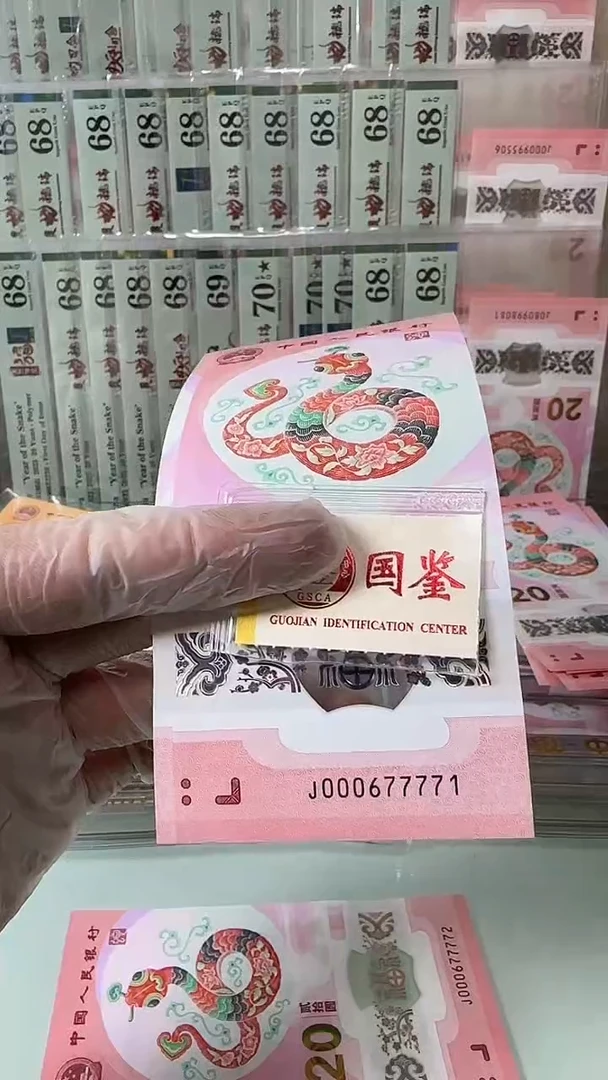 塑料000677771-蛇钞单张