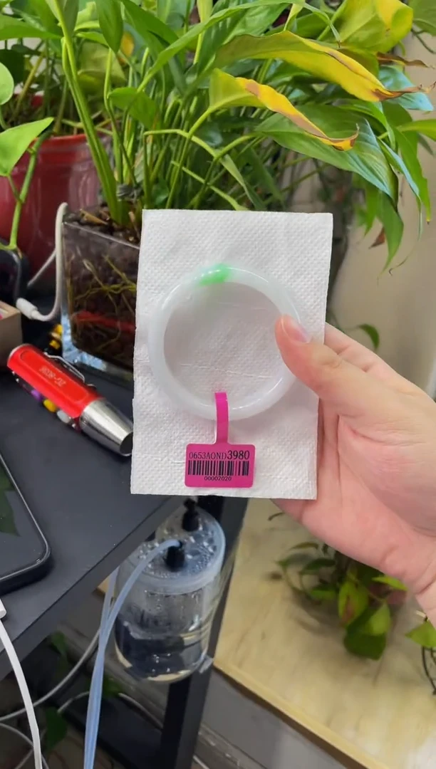 翡翠手镯未镶嵌火****6504手镯53