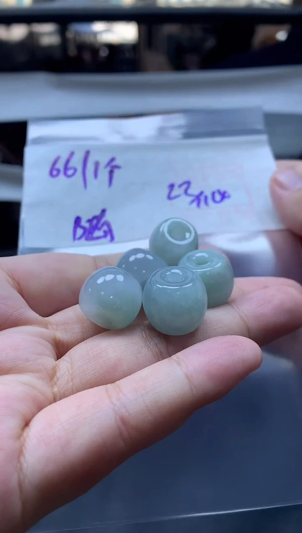 未镶嵌定制翡翠全3路路通#66元多样性拍一发一毛货需抛光