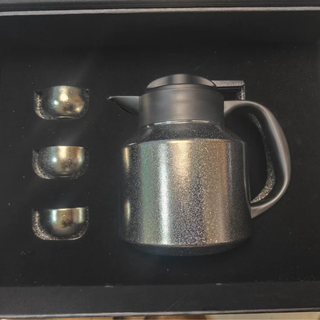 1100ML纯钛焖茶壶泡壶大容量保温壶家用套装