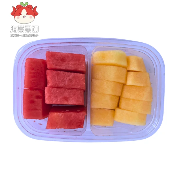 【双拼果切】西瓜+哈密瓜250g