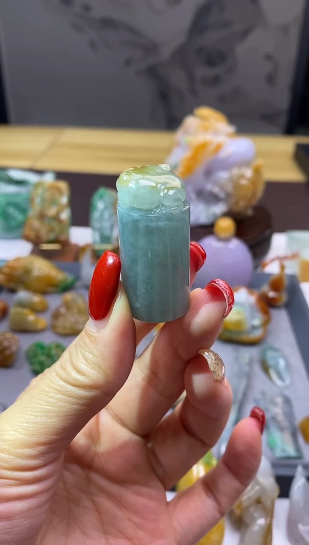 颈饰未镶嵌翡翠翡翠印章