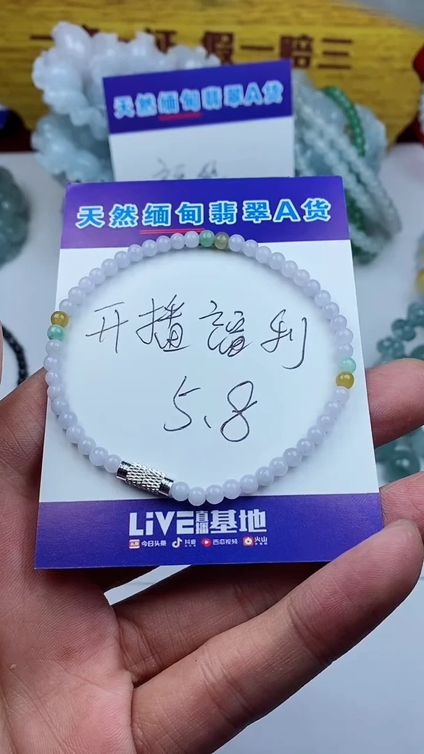【闪购商品】翡翠颈饰未镶嵌手串