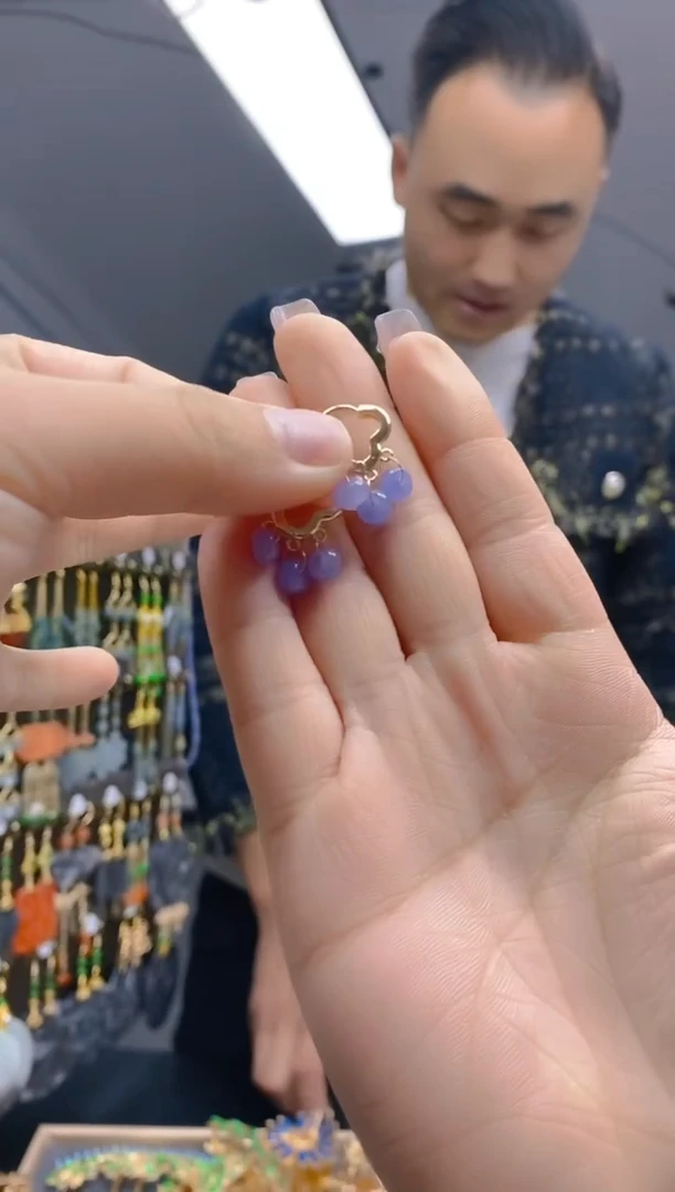 【闪购商品】翡翠耳饰合金288翡翠耳包