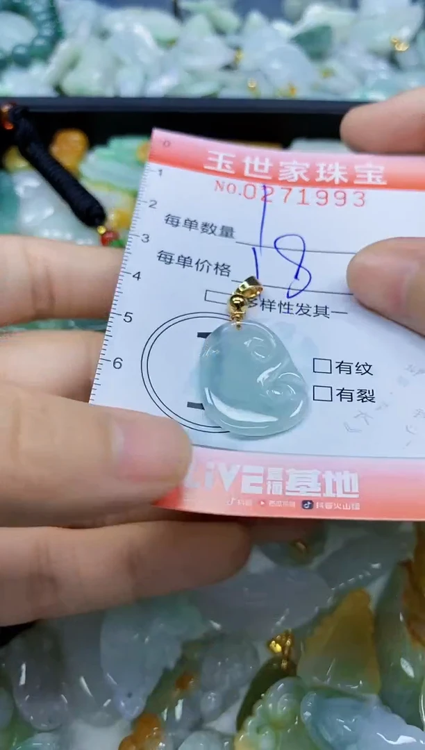翡翠未镶嵌颈饰闪购0271993