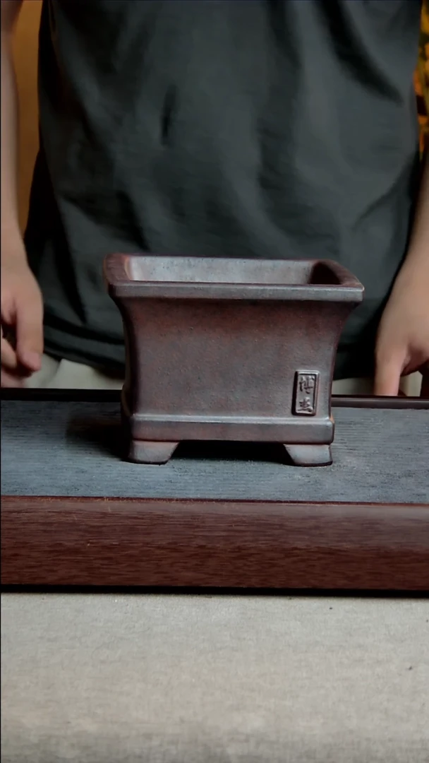 紫砂花盆14*10内径紫砂花盆