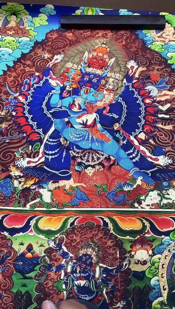 卷轴画精品挂饰 唐卡tk16052