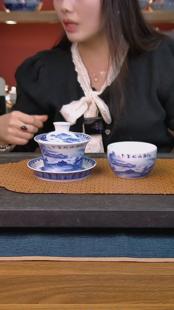 简装家用款2件套 白瓷陶瓷茶具