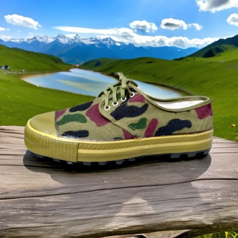 迷彩透气防滑户外军鞋3537解放鞋耐磨劳保解放鞋男贵州劳保男鞋