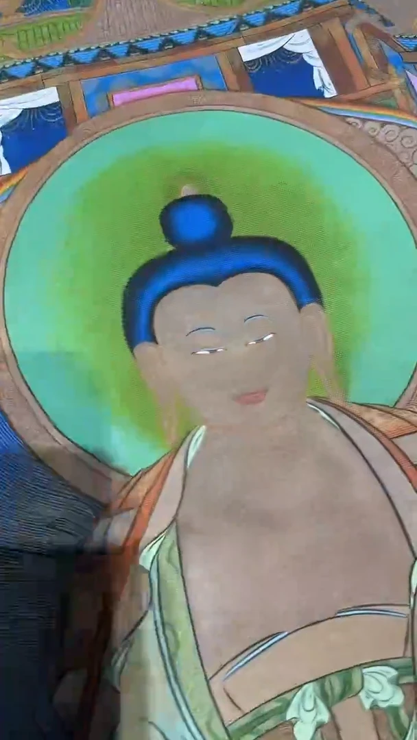 卷轴画【主播精品】高端卷轴画——唐卡AA137释迦摩尼