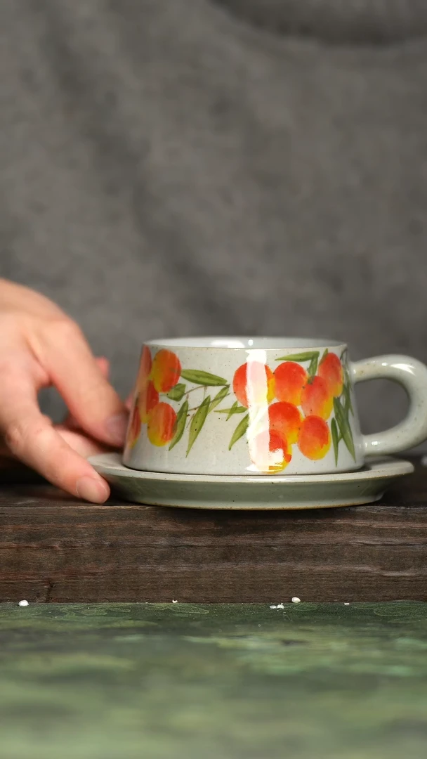 【闪购商品】杯青诗手工手绘瓷器