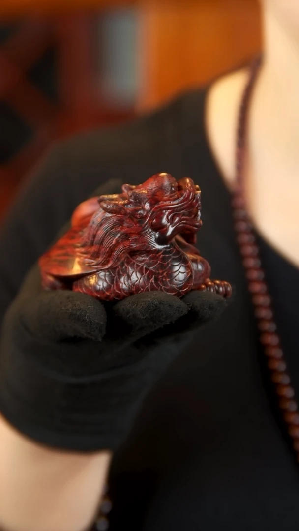 降真香手串/手链海南红降土埋玉化料龙龟摆件