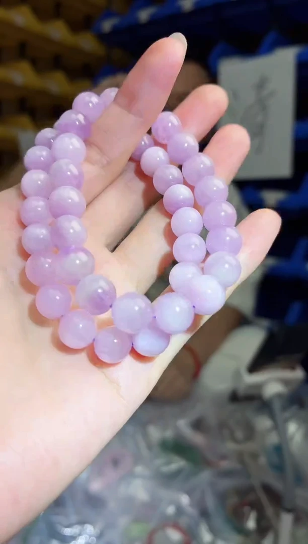 未镶嵌锂辉石手串966  9mm