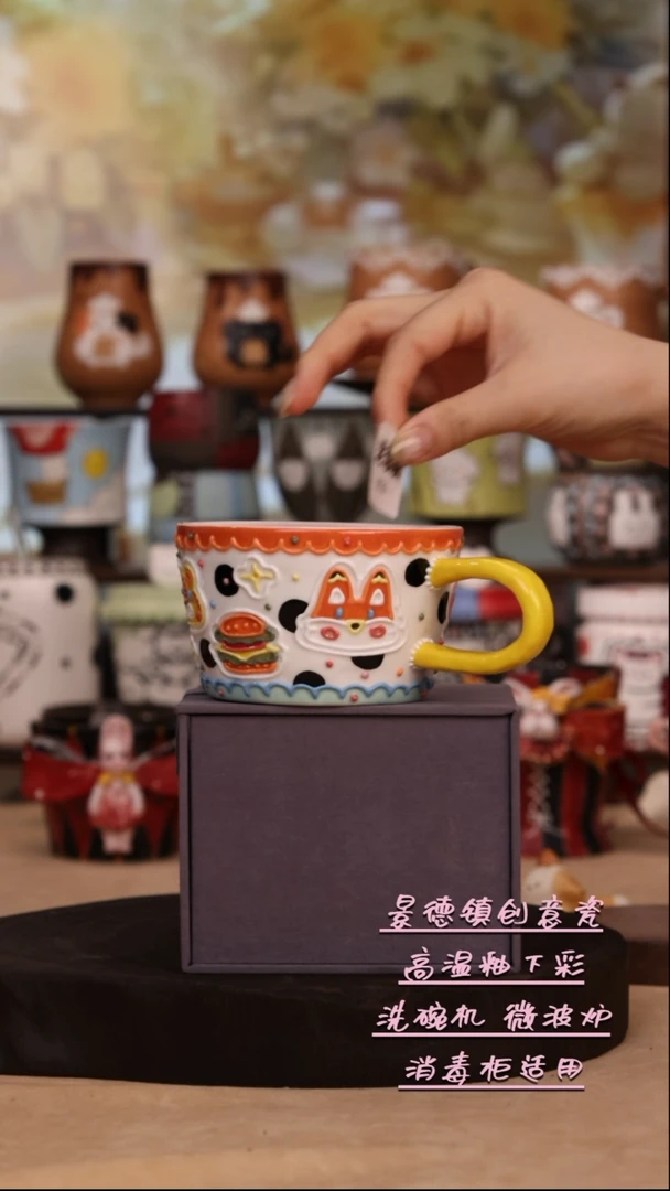 摆件景德镇原创手工陶瓷8539