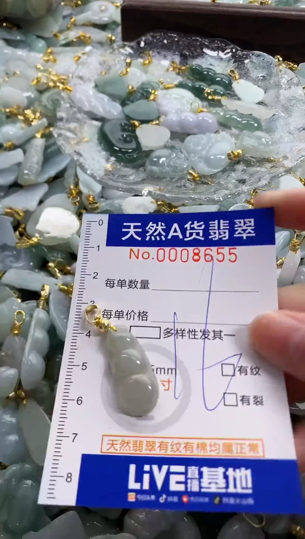 颈饰未镶嵌翡翠天然A货翡翠