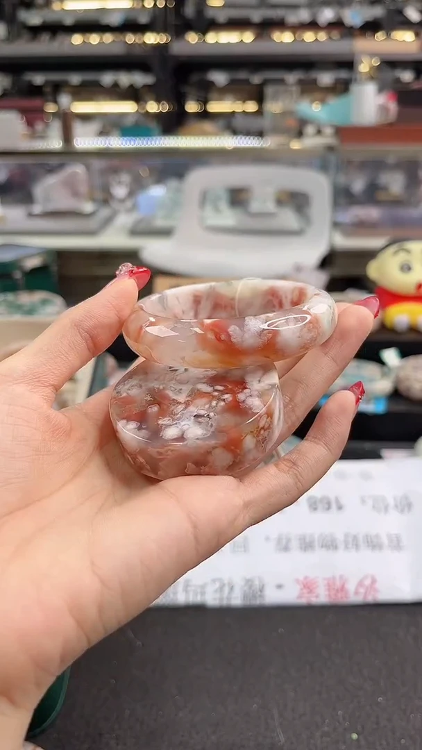 未镶嵌手镯石英质玉瑾圈口（赠品镯心）