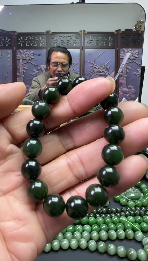 未镶嵌和田玉珠宝奇石手串