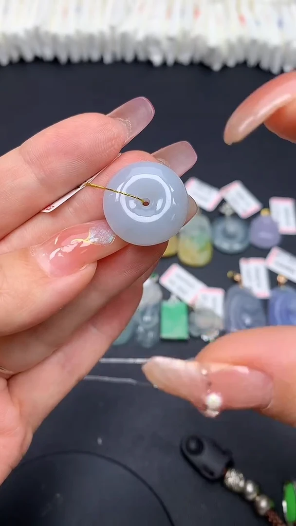 翡翠未镶嵌吊坠(不含链)MS193903（多样性发一件）