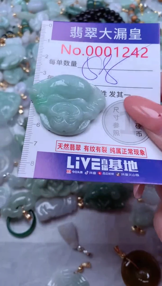 吊坠(不含链)未镶嵌翡翠1242