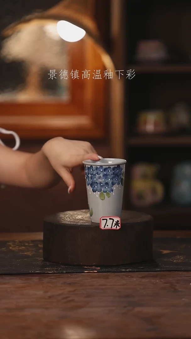 陶瓷景德镇高温釉下手绘陶瓷485