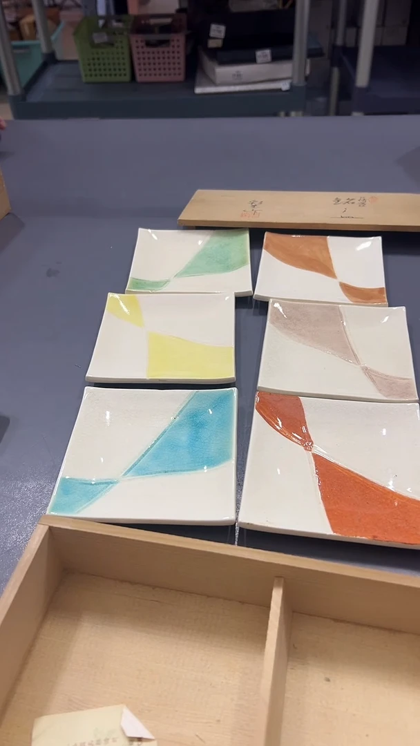 瓷片满38包邮，编号：F191 6只