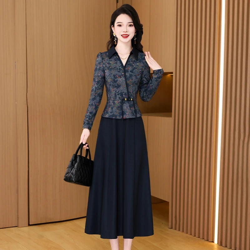 【可蓓儿】十三行爆款新中式国风连衣裙女春装2025新款今年流妈妈装