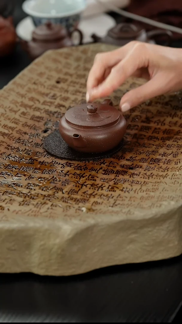 茶壶紫砂天青小梵莲100cc