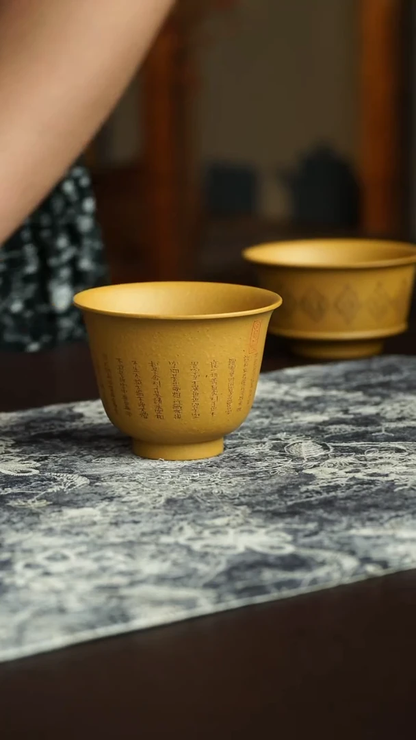 茶杯紫砂17号宜兴紫砂原矿作品