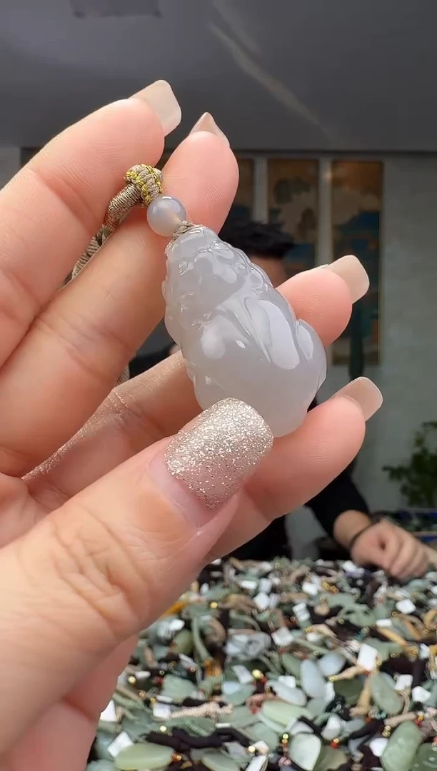 颈饰未镶嵌和田玉拍一发一多样性发货