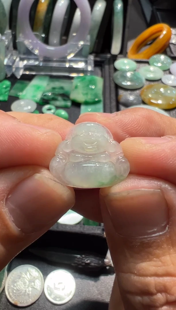 颈饰未镶嵌翡翠翡翠小佛公