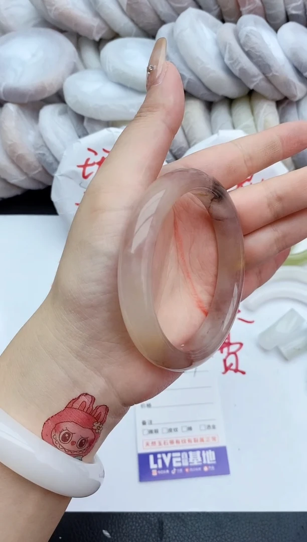 石英质玉手镯未镶嵌瑕疵169+59/60/61