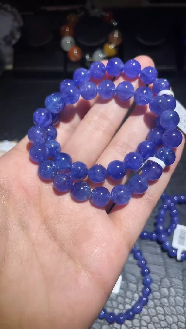 【闪购商品】坦桑石手链未镶嵌坦桑石单圈A9.5（多样性发其一）